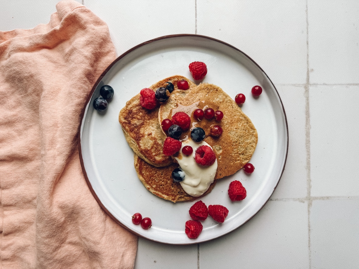 Cottage cheese x havermout pannenkoekjes